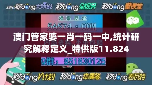 澳门管家婆一肖一码一中,统计研究解释定义_特供版11.824