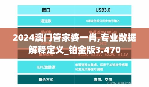 2024澳门管家婆一肖,专业数据解释定义_铂金版3.470