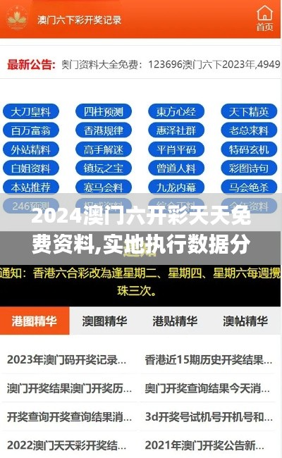 2024澳门六开彩天天免费资料,实地执行数据分析_至尊版7.389