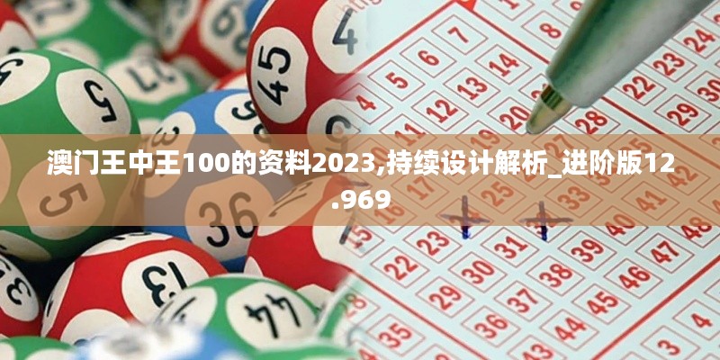 澳门王中王100的资料2023,持续设计解析_进阶版12.969