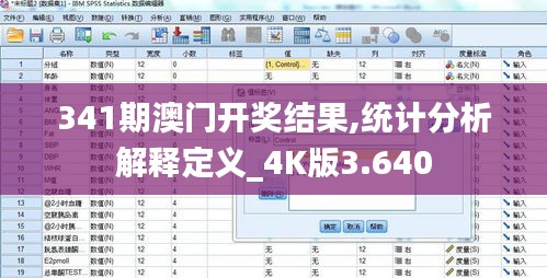 341期澳门开奖结果,统计分析解释定义_4K版3.640