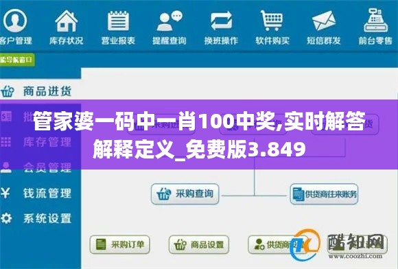 管家婆一码中一肖100中奖,实时解答解释定义_免费版3.849