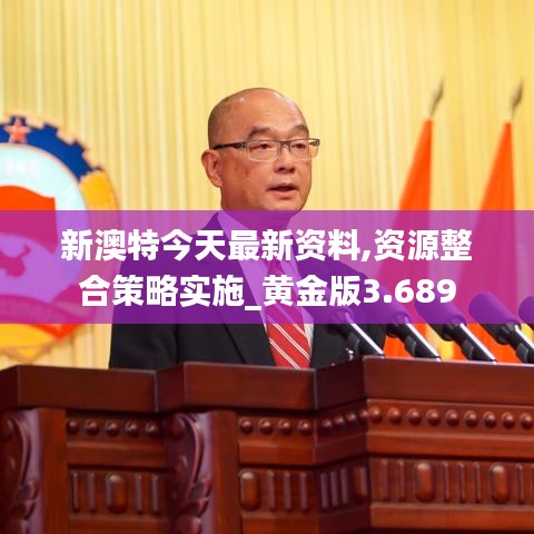 新澳特今天最新资料,资源整合策略实施_黄金版3.689