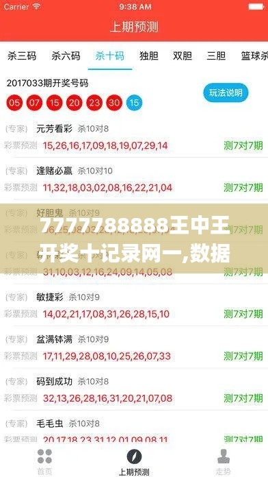 7777788888王中王开奖十记录网一,数据解析支持策略_WP8.624