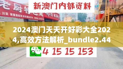 2024澳门天天开好彩大全2024,高效方法解析_bundle2.442