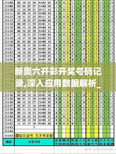 新奥六开彩开奖号码记录,深入应用数据解析_iPhone6.311