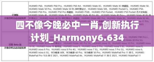 四不像今晚必中一肖,创新执行计划_Harmony6.634