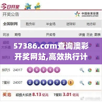 57386.cσm查询澳彩开奖网站,高效执行计划设计_Ultra5.715