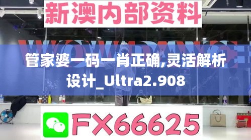 管家婆一码一肖正确,灵活解析设计_Ultra2.908