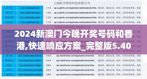 2024新澳门今晚开奖号码和香港,快速响应方案_完整版5.408