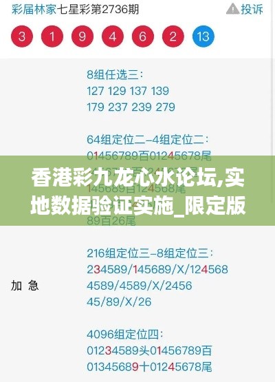 香港彩九龙心水论坛,实地数据验证实施_限定版5.912