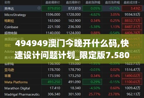 494949澳门今晚开什么码,快速设计问题计划_限定版7.580