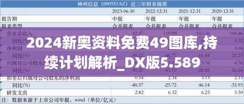 2024新奥资料免费49图库,持续计划解析_DX版5.589