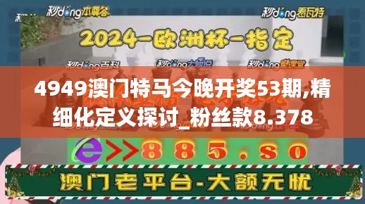 4949澳门特马今晚开奖53期,精细化定义探讨_粉丝款8.378