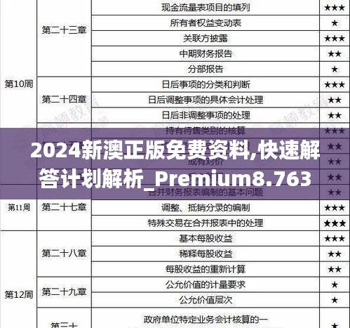 2024新澳正版免费资料,快速解答计划解析_Premium8.763