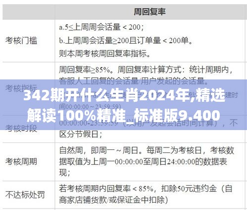 342期开什么生肖2024年,精选解读100%精准_标准版9.400