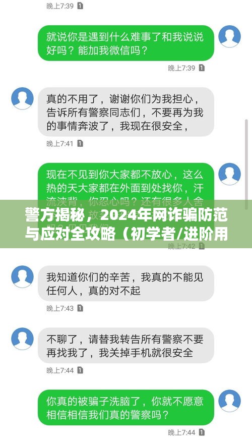 警方详解，2024年网络诈骗防范与应对攻略（适合初学者与进阶用户）