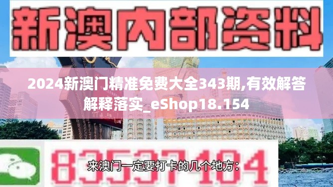 2024新澳门精准免费大全343期,有效解答解释落实_eShop18.154