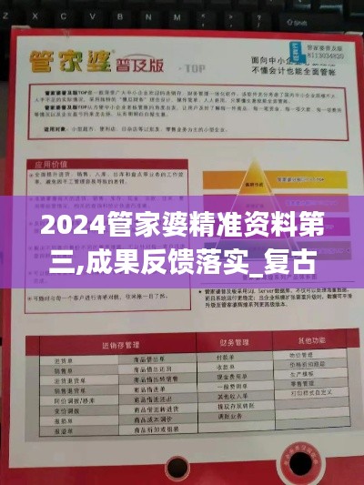 2024管家婆精准资料第三,成果反馈落实_复古版2.723