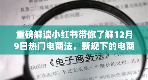 小红书解读，电商法新规下的行业趋势与应对策略（12月9日版）