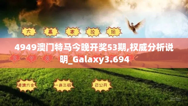 4949澳门特马今晚开奖53期,权威分析说明_Galaxy3.694