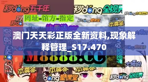 澳门天天彩正版全新资料,现象解释管理_S17.470