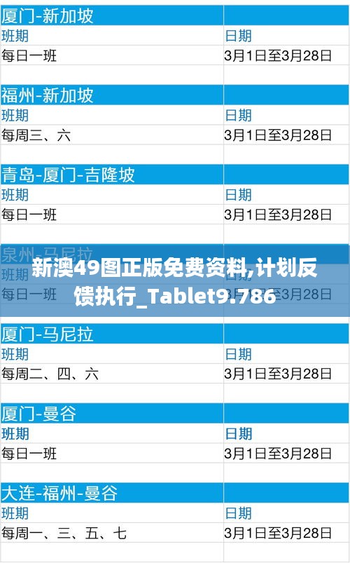 新澳49图正版免费资料,计划反馈执行_Tablet9.786