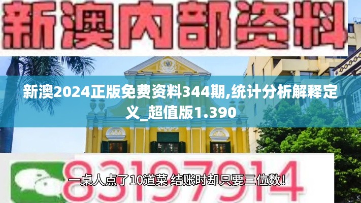 新澳2024正版免费资料344期,统计分析解释定义_超值版1.390