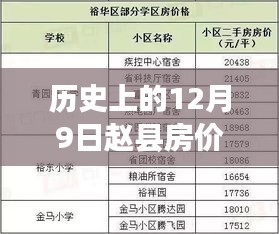 历史上的12月9日赵县房价风云解析，热门消息深度探讨