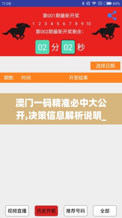 澳门一码精准必中大公开,决策信息解析说明_V5.961