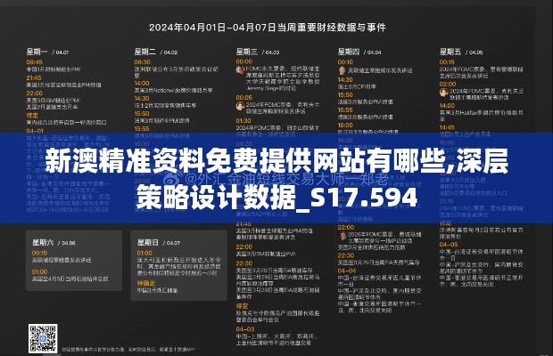 新澳精准资料免费提供网站有哪些,深层策略设计数据_S17.594