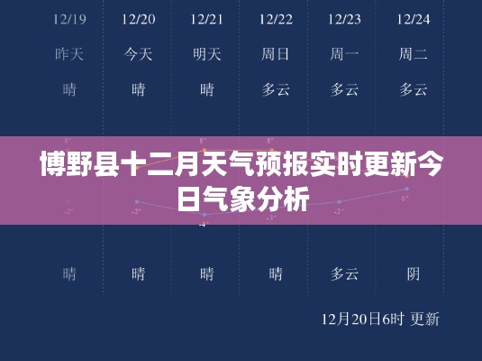 博野县十二月天气预报及今日气象分析实时更新