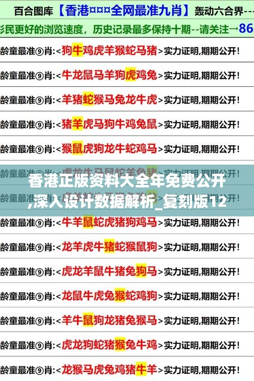 香港正版资料大全年免费公开,深入设计数据解析_复刻版12.498