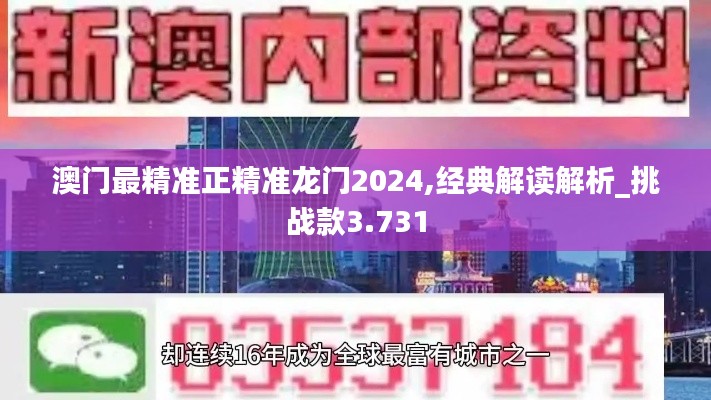 澳门最精准正精准龙门2024,经典解读解析_挑战款3.731