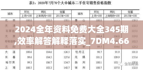 2024全年资料免费大全345期,效率解答解释落实_7DM4.660