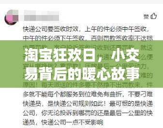 淘宝狂欢日背后的暖心故事与小交易的力量