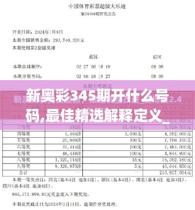 新奥彩345期开什么号码,最佳精选解释定义_增强版15.285