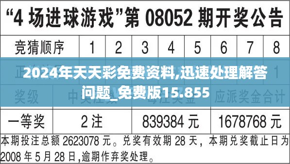 2024年天天彩免费资料,迅速处理解答问题_免费版15.855