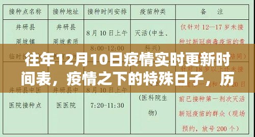 历年十二月十日疫情回顾，特殊日子下的实时更新时间表与抗疫历程