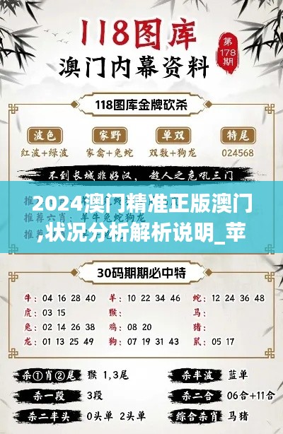 2024澳门精准正版澳门,状况分析解析说明_苹果款4.545