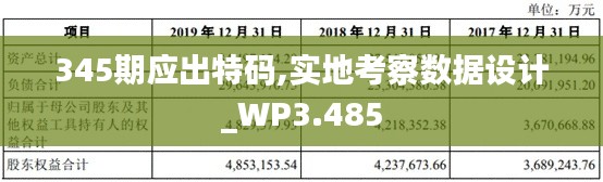 345期应出特码,实地考察数据设计_WP3.485