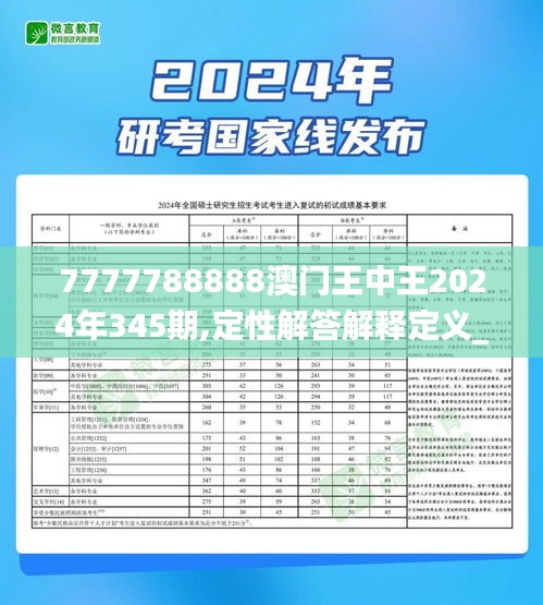 7777788888澳门王中王2024年345期,定性解答解释定义_冒险版1.841