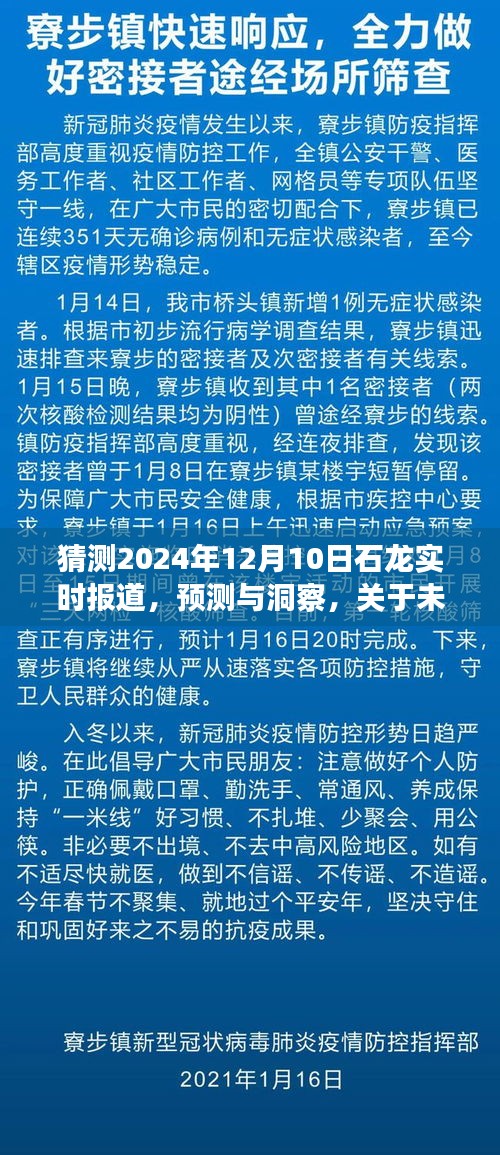 未来石龙地区发展预测与实时报道洞察，展望2024年12月10日的发展动态