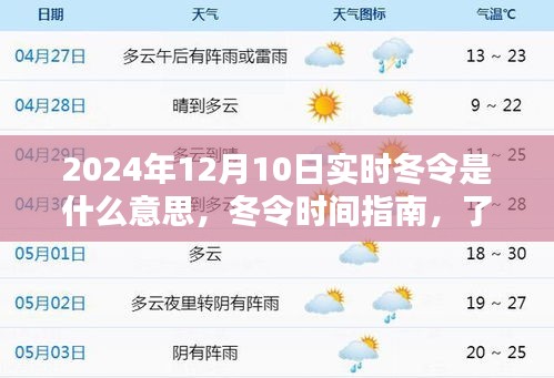 关于冬令时间的调整，适应和理解实时冬令时间指南（针对2024年12月10日）