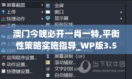 澳门今晚必开一肖一特,平衡性策略实施指导_WP版3.591