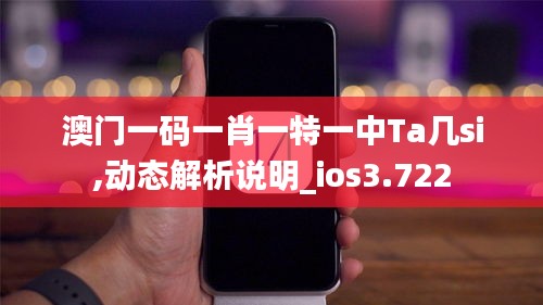 澳门一码一肖一特一中Ta几si,动态解析说明_ios3.722