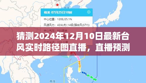 揭秘，最新台风实时路径图直播预测，风云变幻中的风云揭秘（2024年12月10日）