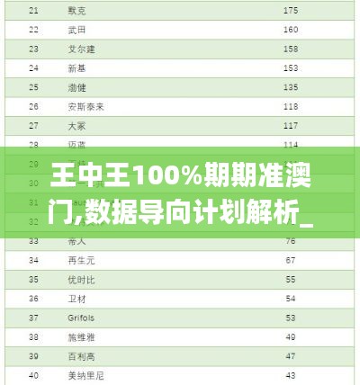 王中王100%期期准澳门,数据导向计划解析_旗舰版1.816