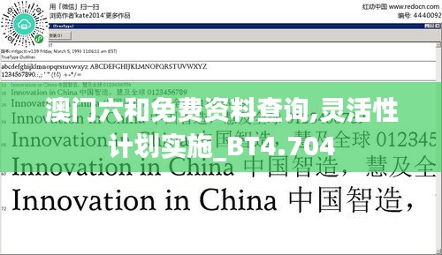 澳门六和免费资料查询,灵活性计划实施_BT4.704