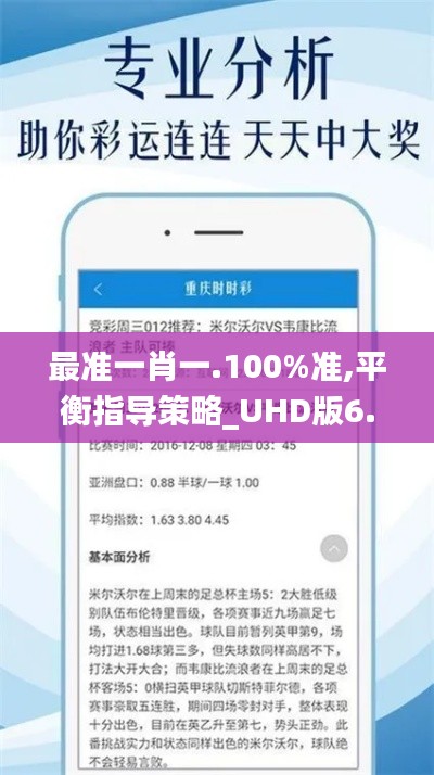 最准一肖一.100%准,平衡指导策略_UHD版6.125